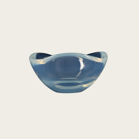1950s Opal Glass Bowl by Sven Palmqvist for Orrefors