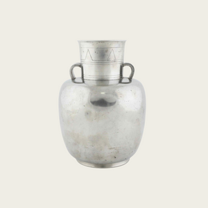 1930s Polished Pewter Vase by Folke Arström for Svenskt Tenn