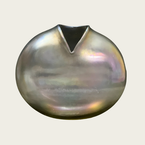 Irridescent Cast Glass "Millennium III" Vase by Alejandro Ruiz for Venini Murano