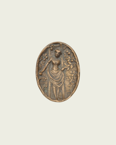 Bronze Relief Dish by Bersbo