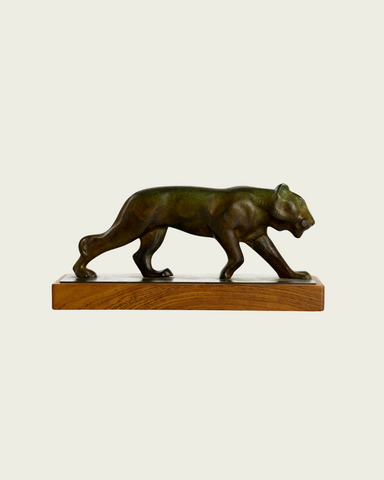 Swedish Art Deco Sculpture of a Female Lion