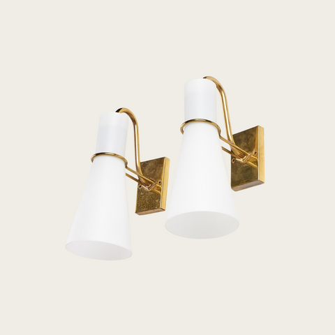 Pair of Hans Bergstrom for Asea Wall Sconces, Sweden