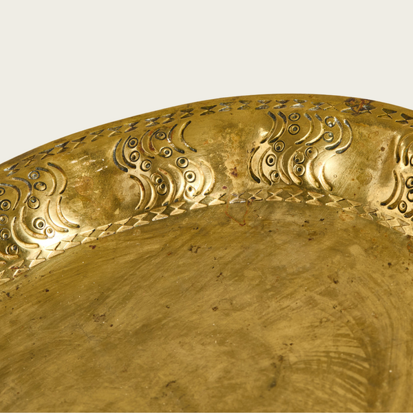 Brass Tray by George Von Mendelssohn, Number “50”
