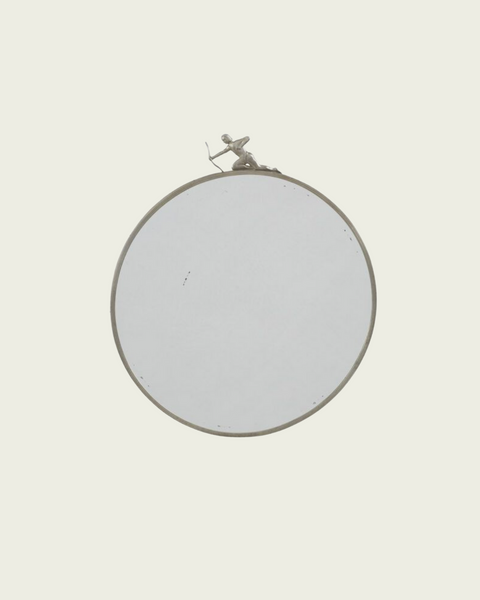 Swedish Grace Mirror with Archer, Sweden, 1920s