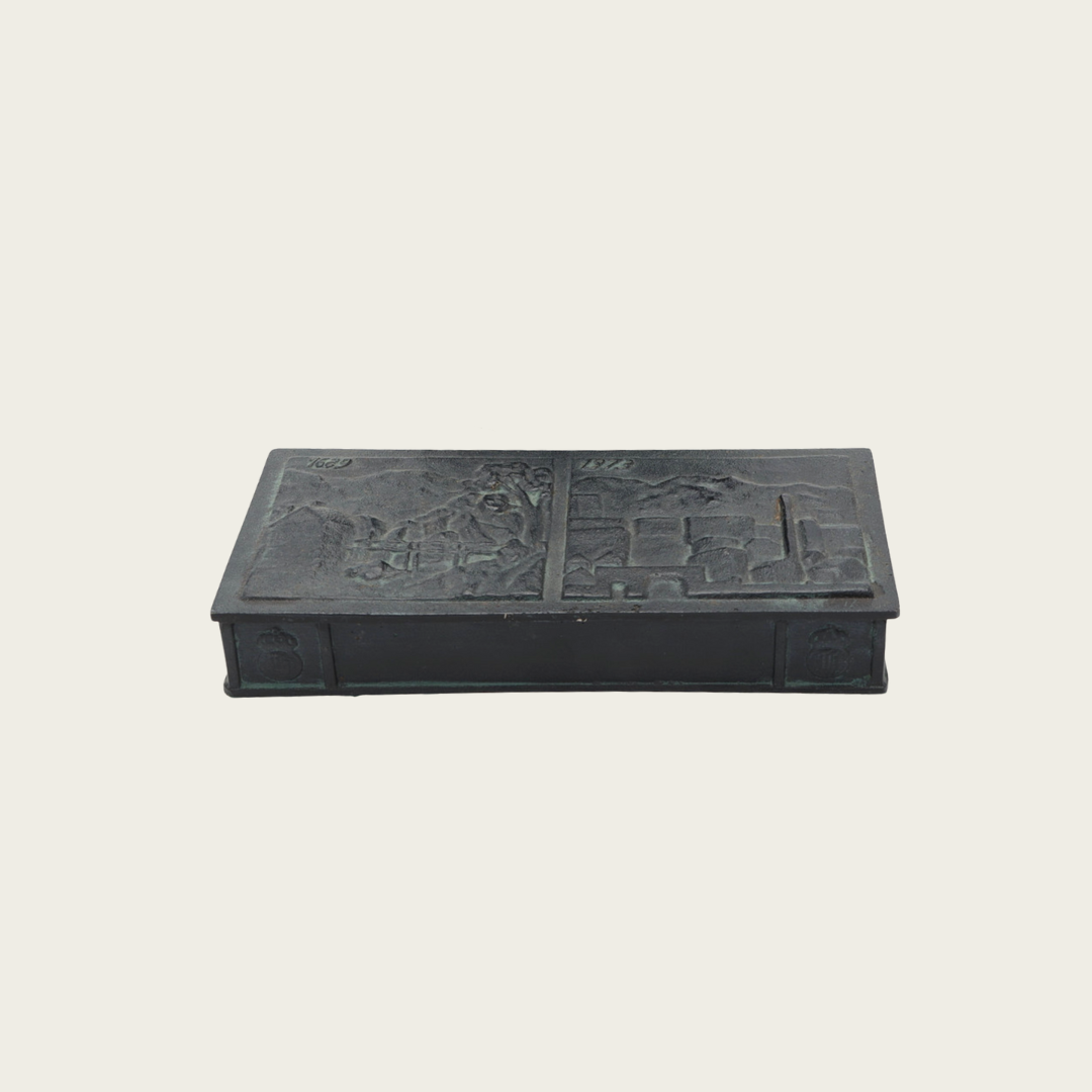 1970's Swedish Cast Iron Lidded Box