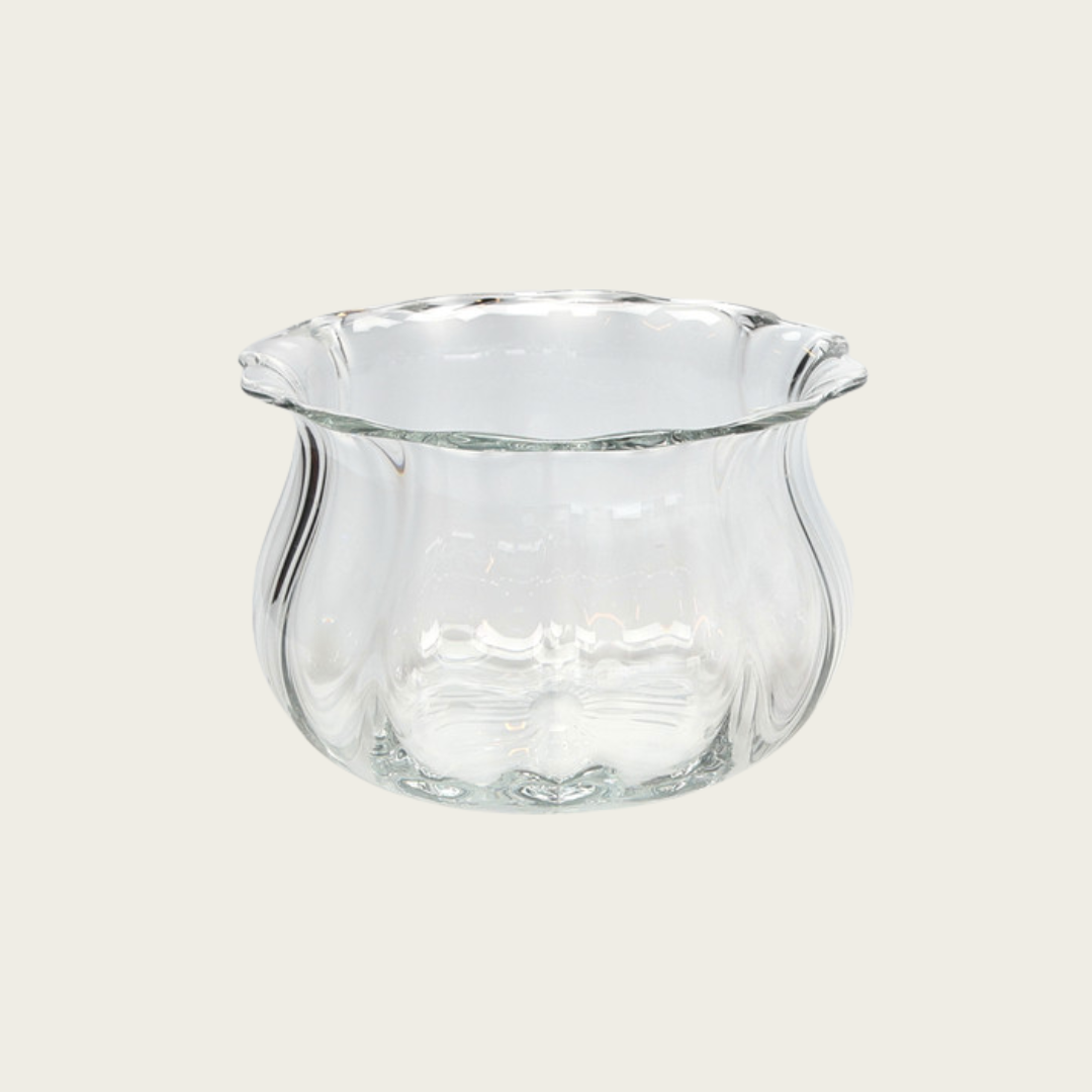 1970's Glass Bowl by Orrefors with Pinched Neck