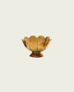 1950s Large Brass Bowl