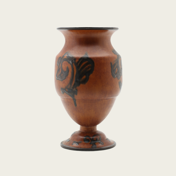1930s Ceramic Baroque Urn by Gabriel Burmeister for Gabrielverk