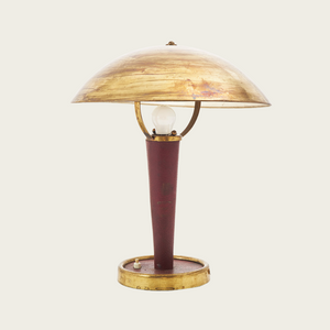 1940's Art Deco French Table Lamp in the Style of Jacques Adnet