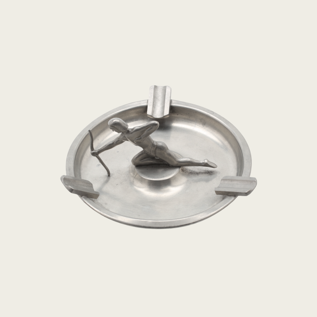 Art Deco Archer Ashtray by Svenska Metallverken/ SvM Handarbete for Svenskt Tenn