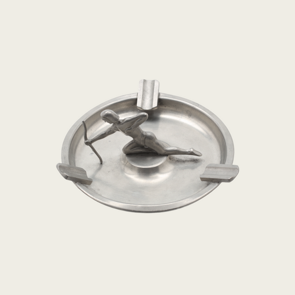 Art Deco Archer Ashtray by Svenska Metallverken/ SvM Handarbete for Svenskt Tenn