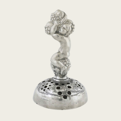 Art Deco Sculpture and Stem Vase / Flower Frog by Just Andersen, Model 841
