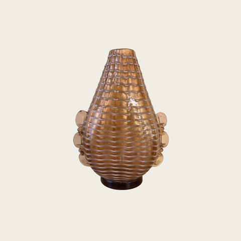 Blown Glass Vase “A Trina” by Ercole Barovier for Murano