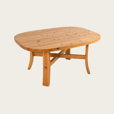 Swedish Pine Ovular Coffee Table