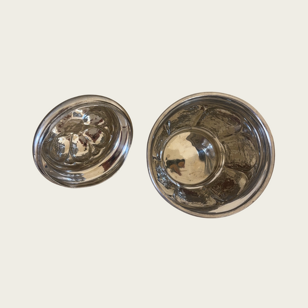 1960's Swedish Polished Pewter Jar with Lid by Dansk Kunst