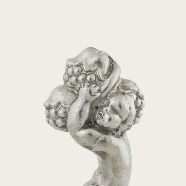 Art Deco Sculpture and Stem Vase / Flower Frog by Just Andersen, Model 841