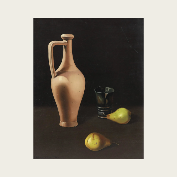 Oil Painting By Pier Luigi Cesarini (1933-2006)