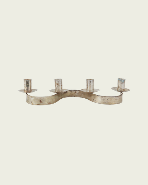 1940s Swedish Silver Candelabra designed by Josef Frank and produced by Svenskt Tenn
