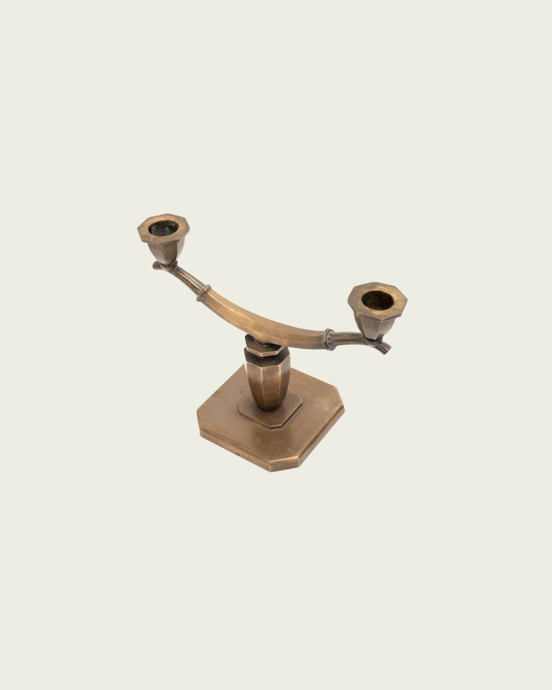 Swedish Grace Bronze Candelabra by Sune Bäckström