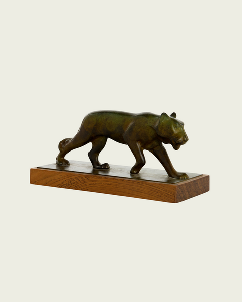 Swedish Art Deco Sculpture of a Female Lion
