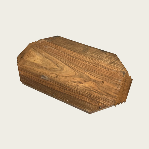French Art Deco Wood Tray by A. Marchand