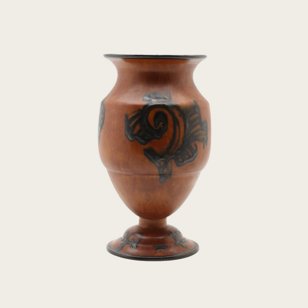 1930s Ceramic Baroque Urn by Gabriel Burmeister for Gabrielverk