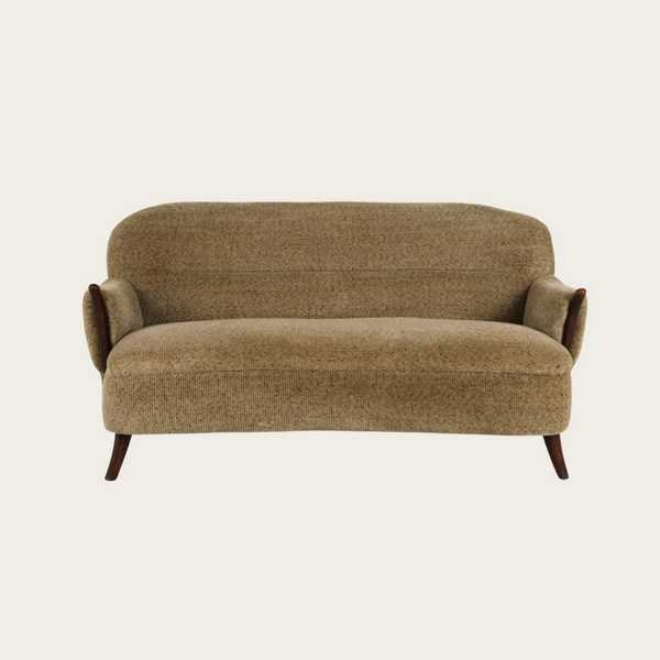 1960s Curved Teak Sofa, Denmark