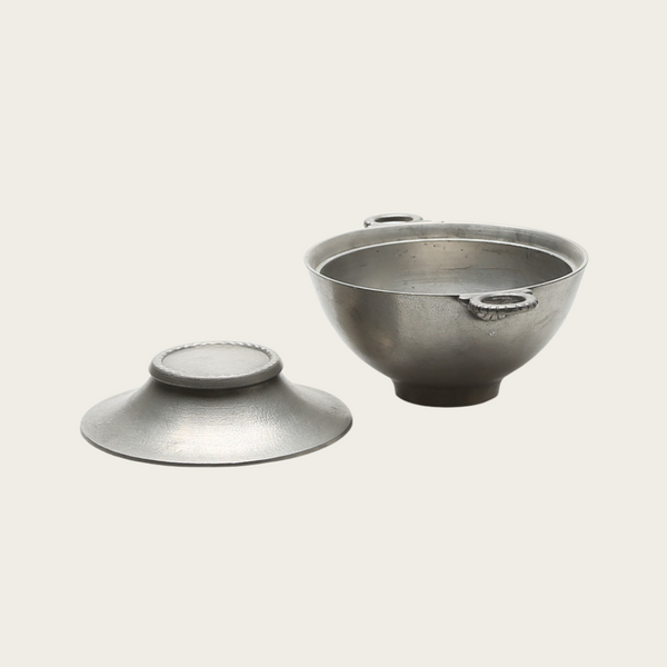 Edvin Ollers Pewter Bowl with Lid