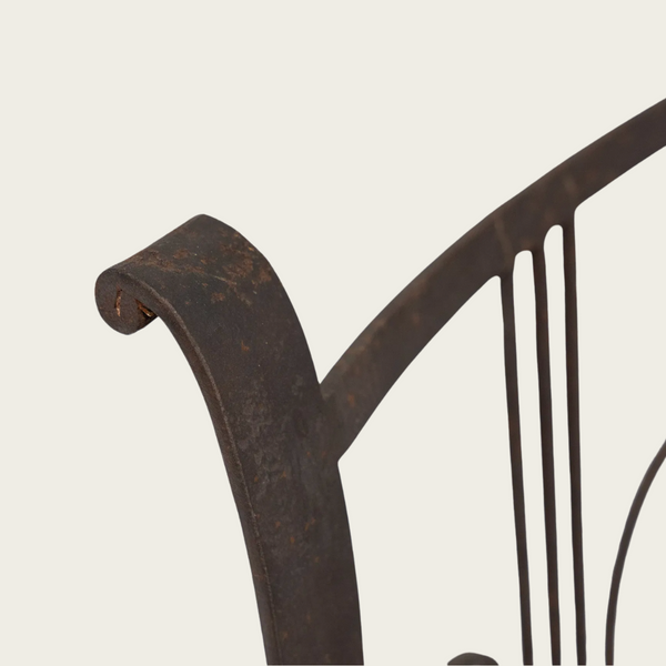 Art Deco Wrought Iron Chair