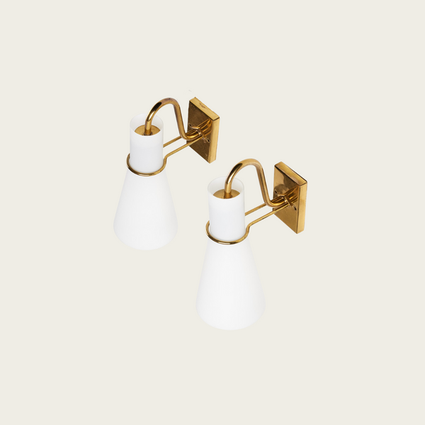 Pair of Hans Bergstrom for Asea Wall Sconces, Sweden