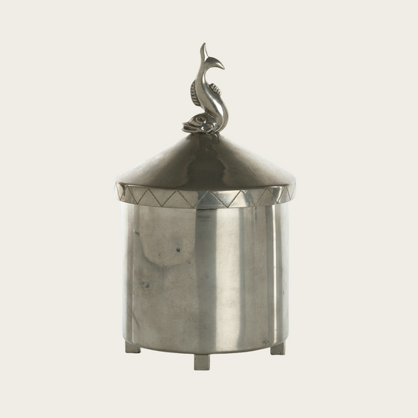 1930's Pewter Jar with Lid by Athena Ystad Tenn