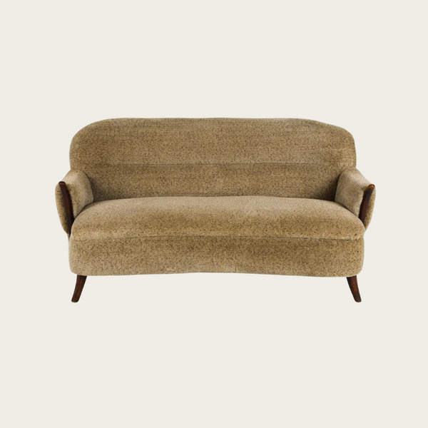 1960s Curved Teak Sofa, Denmark