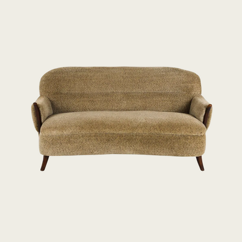 1960s Curved Teak Sofa, Denmark