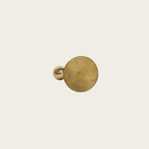 1950's Brass Tulip Candle Holder by Gunnar Ander for Ystad Metall