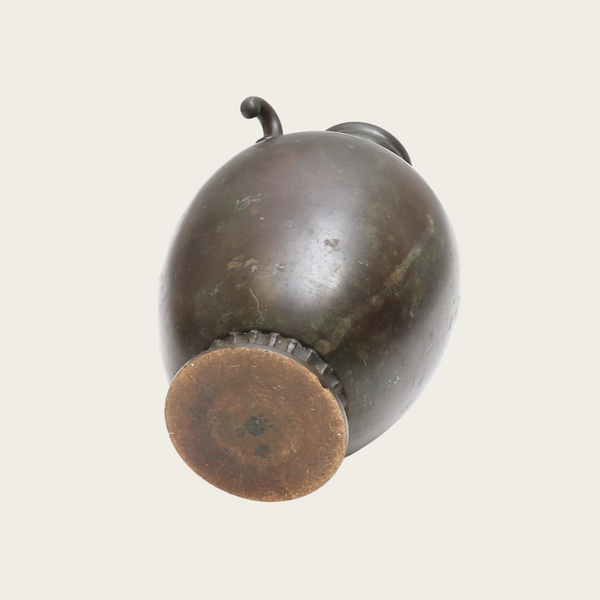 Swedish Grace Patinated Bronze Vase by GAB Brons, No 160