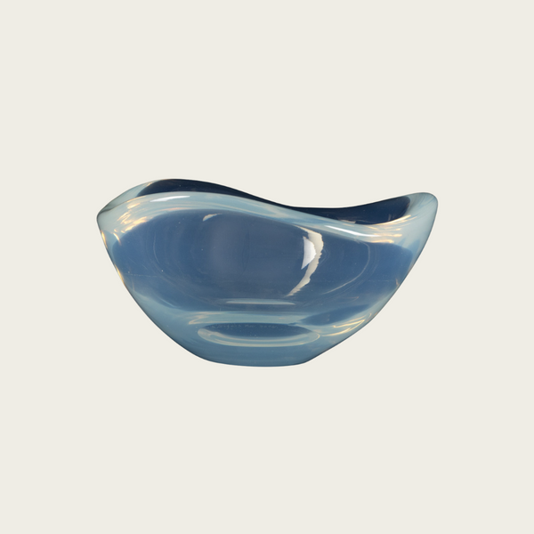 1950s Opal Glass Bowl by Sven Palmqvist for Orrefors