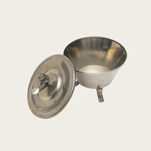 Lidded Pewter Box by Edlunds Silverfabrik BH, Stockholm 1928