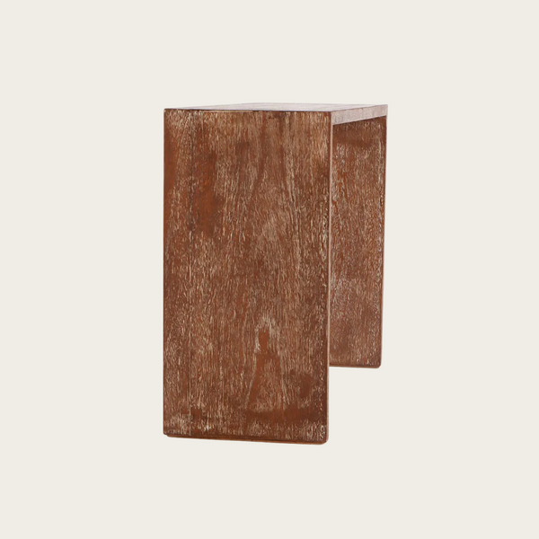Cerused Oak Console Table in the Manner of Jean Michel-Frank