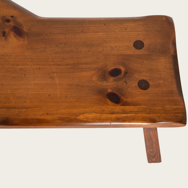 1950s American Solid Pine Cobblers Bench