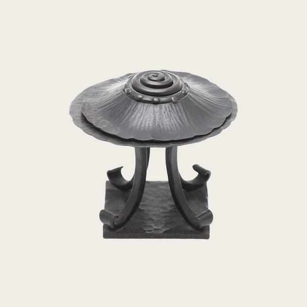 1970's French Art Deco Iron Bronze Incense Burner