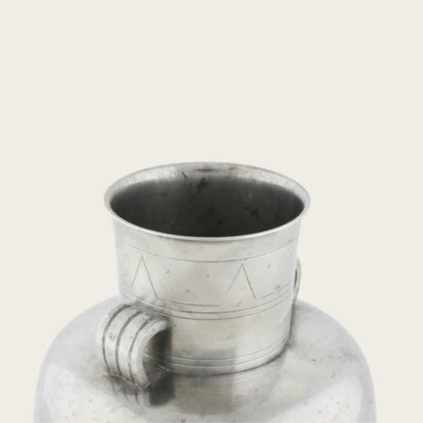 1930s Polished Pewter Vase by Folke Arström for Svenskt Tenn