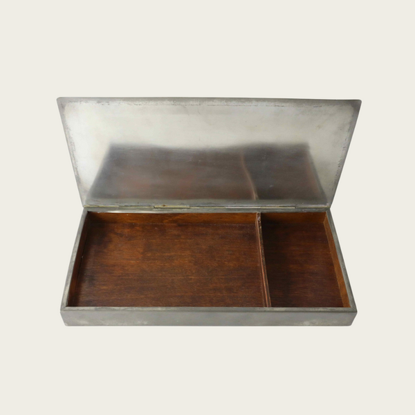 1930's Swedish Grace Pewter Box by Ystad Tenn