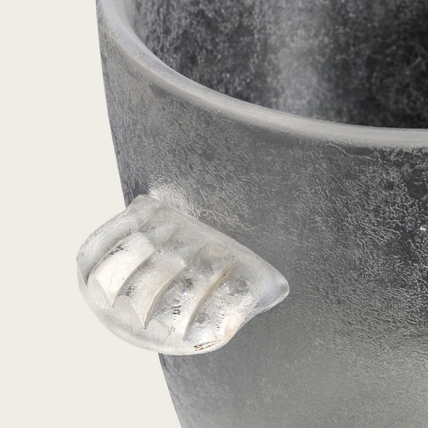Frosted Glass Ice Bucket or Wine Cooler by Kosta Boda
