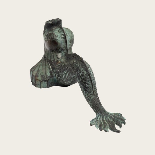 1950's Patinated Bronze Sculpture of a Fish in the Style of Carl Milles