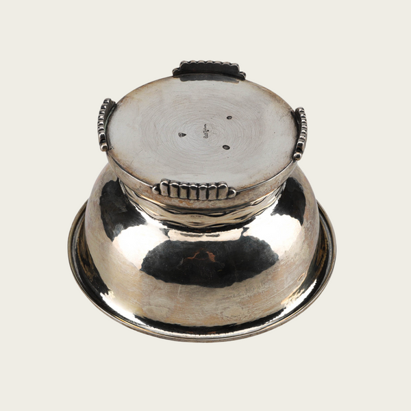 1910s Danish Evald Nielsen Sterling Silver Bowl
