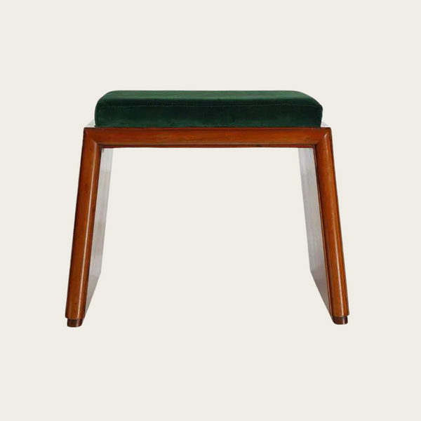 1950's Italian Teak Stool Attributed to Osvaldo Borsani