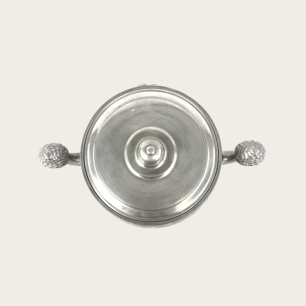 Art Deco Pewter Terrine with Lid by GAB, Sweden