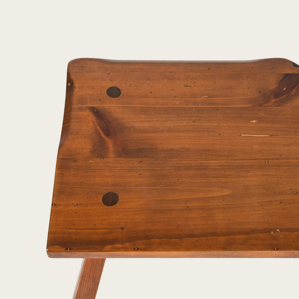 1950s American Solid Pine Cobblers Bench