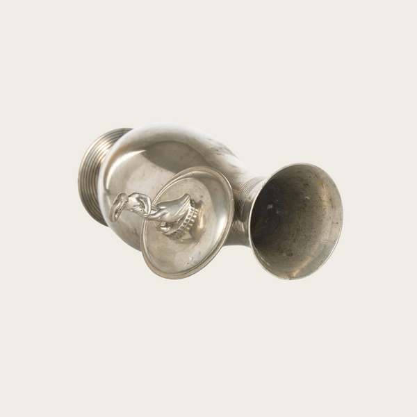 1930's Polished Pewter Lidded Urn by C.G Hallberg, attributed to Sylvia Stave