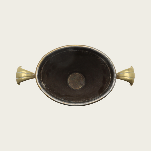 1931 Brass Vase with Decorative Hangers By Rich Ringström, Giselör & kunstsmide, Hälsingborg